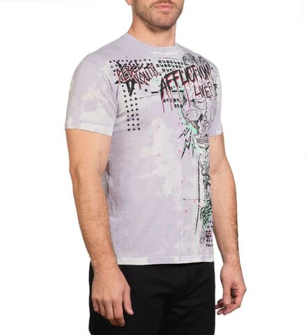 Affliction | Футболка мужская Warborn Saints Tee A26811 справа