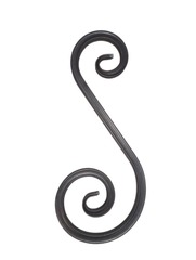 Кованый элемент "Валюта 2S", 385х160 мм