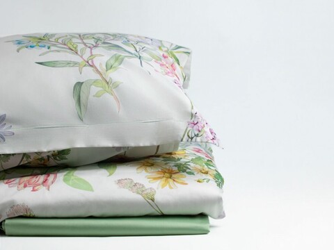 Постельное белье с одеялом 1.5 спальное Asabella Premium 1380-OSPS