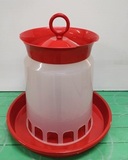 Кормушка для кур, 10 л, вертикальная подача корма