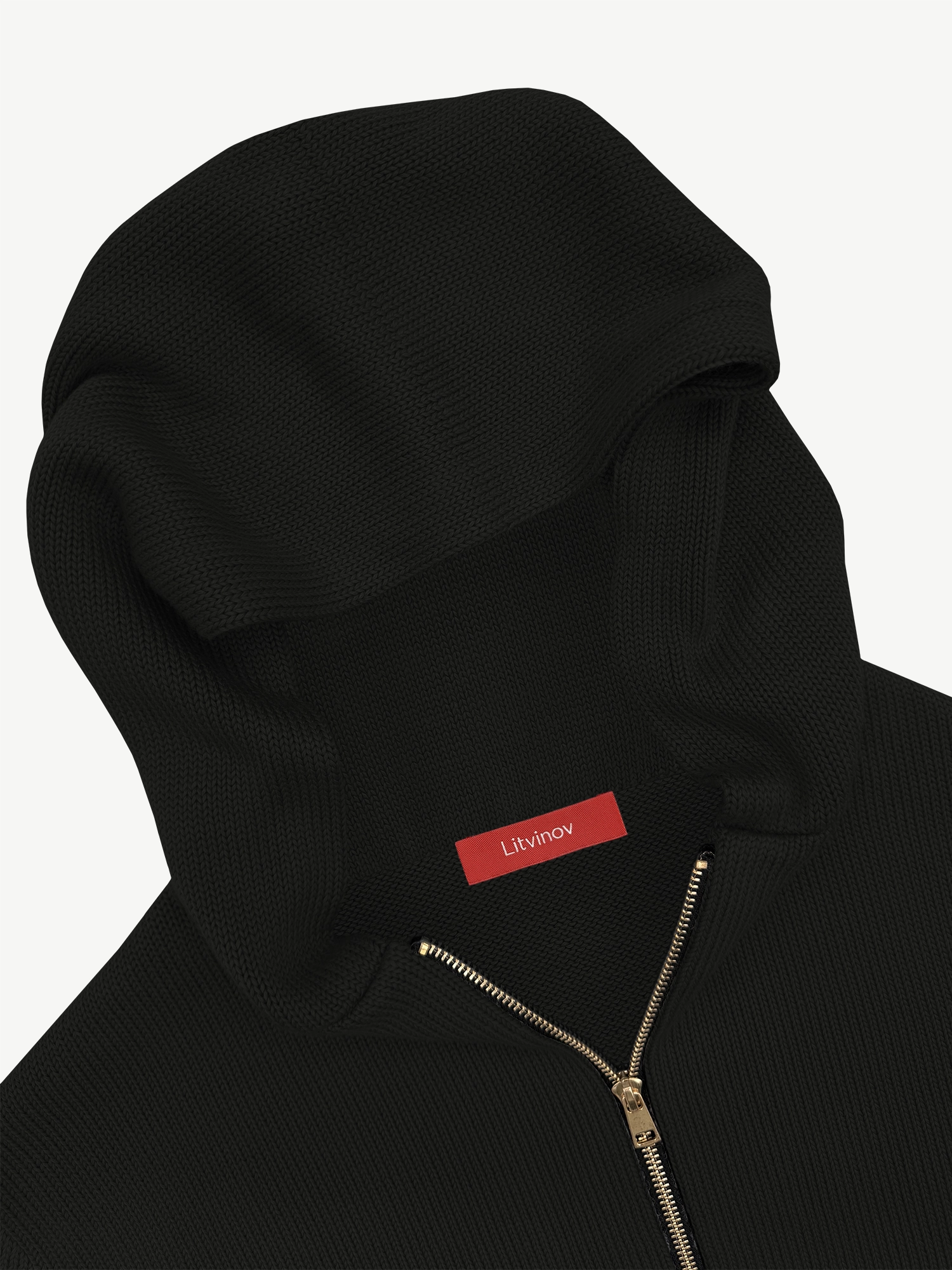 Толстовка на замке из экохлопка