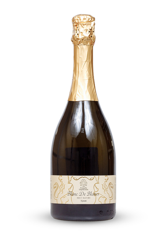 Вино игристое Блан де Блан. Брют Натюр белое экстра брют ТЗ Усадьба Перовских 0,75л.