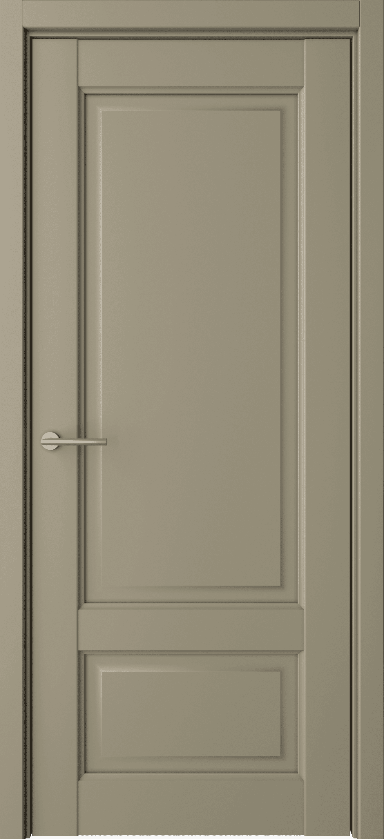 Дверь межкомнатная Альберо (Фрегат) Галерея Эрмитаж-1, цвет серый, винил, глухая