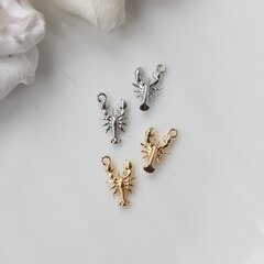 Подвеска Лобстер 15*9 мм, позолота, П137