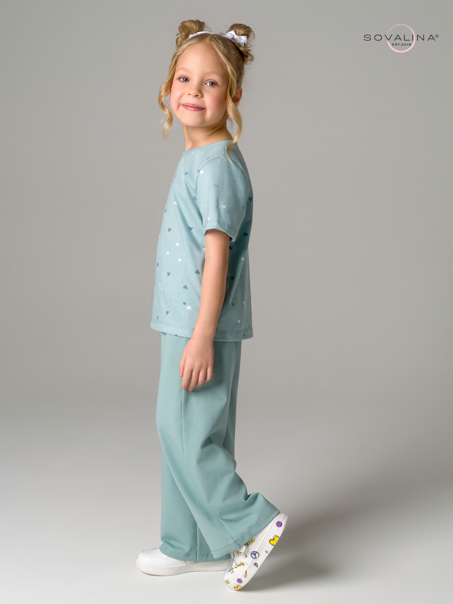 Костюм Лето мятное конфетти-мята