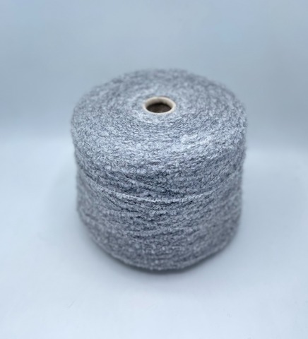 Pecci filati (пр.Италия),art. Spuma melange, 260/100гр, 39% Шерсть, 22% Альпака, 25% Акрил, 13% Полиамид,1% Эластана, цвет-Серый меланж. арт.36718