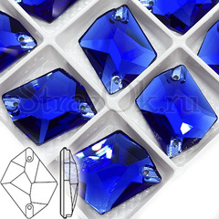 Купить оптом пришивные стразы  DeLux Cosmic Sapphire - Сапфир, сапфировый, синий