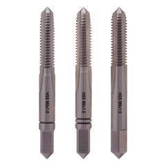 Метчик М 6,0х1,0 (Комплект 3шт) DIN352 HSS-G 6h 50мм a=4,9 Terrax by Ruko 230060TX