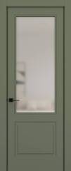 Дверь 02V HARMONY Матовый Оливковый
