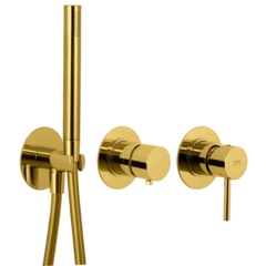 Remer X97D2PWBDO Смеситель для душа Remer X Style X97D2PWBDO, золото глянцевое фото