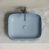 Ceramica Nova Element CN6052MHL Умывальник чаша накладная прямоугольная, 50.5x38, цвет: серо-голубой матовый
