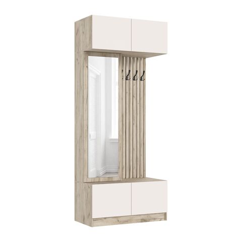 Прихожая Роджинамиф (Кашемир, Дуб Крафт серый)