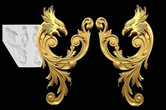 Силиконовый молд № 2006 Набор вензелей