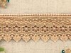 Кружево плетеное, ш. 8,5 см, бежевый