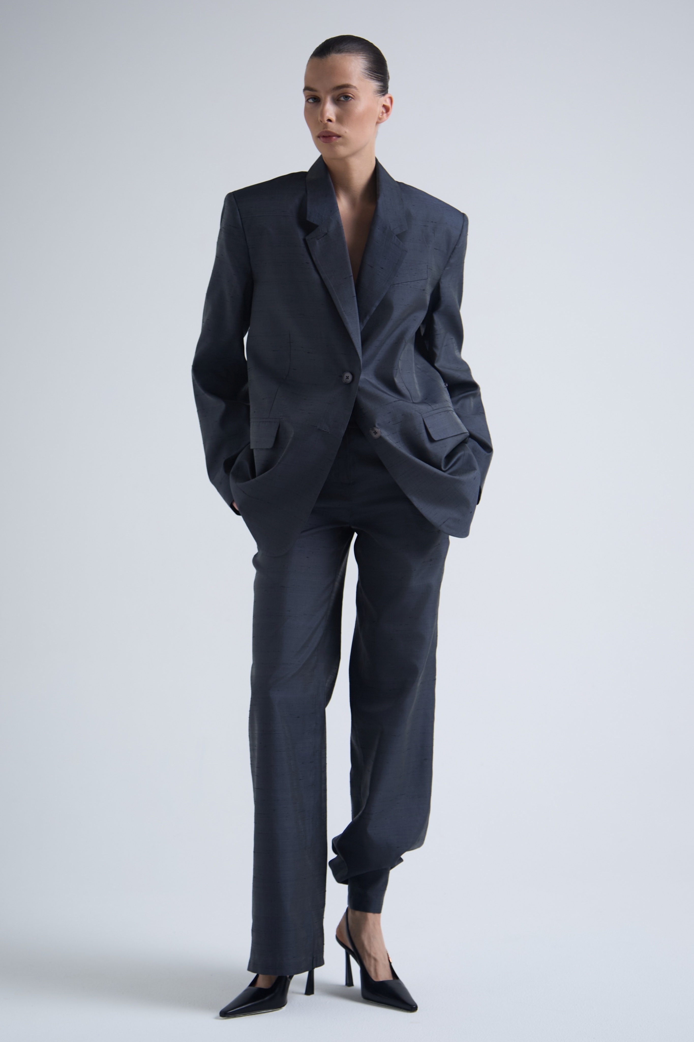 Брюки Origin из дикого шелка