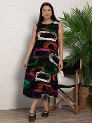 Платье Чародейка (черное) П16099-9М LT Collection