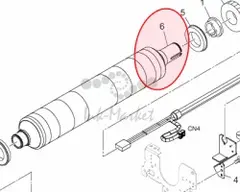 Ролик Konica Minolta fusing roller/up ADF2730400