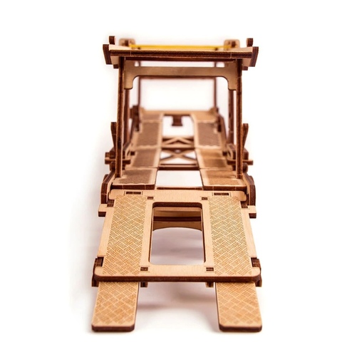Прицеп-автовоз для тягач Big Rig (Wood Trick) - Деревянный Конструктор, сборная механическая модель, 3D пазл