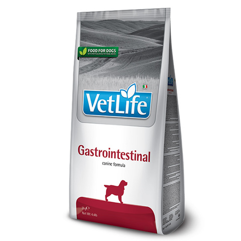 Сухой корм Farmina Vet Life Dog Gastrointestinal при заболеваниях ЖКТ  для взрослых собак, 2 кг