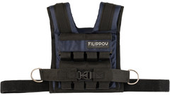 Жилет-утяжелитель Hard Training Filippov 13кг (синий), синий