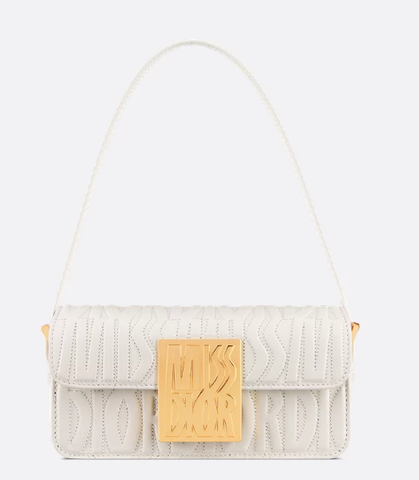 Сумка с клапаном Miss Dior белый