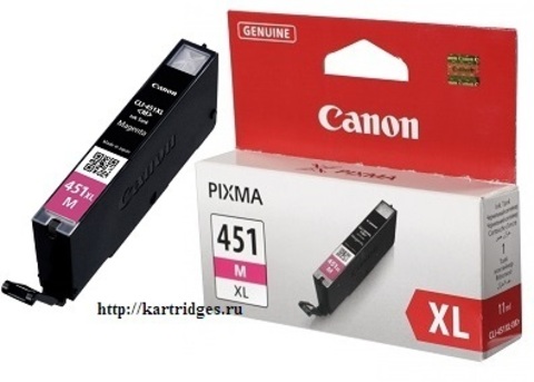Картридж Canon CLI-451XL M / 6474B001