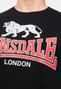 Футболка Lonsdale Cromane Black/Red/Grey