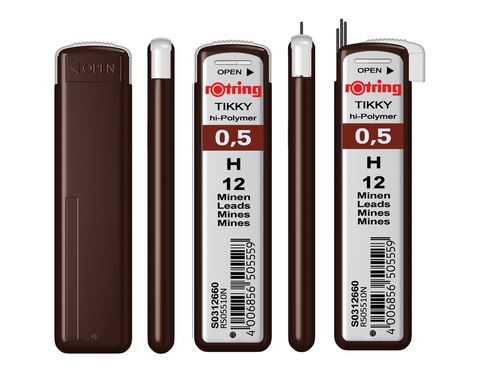 Грифель Rotring Tikky 0.5 mm H (12 шт.) (S0312660)