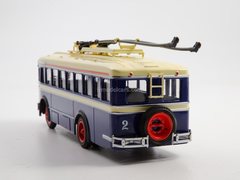 LK-1 first Soviet trolleybus blue-beige 1:43 Modimio Our Buses #24