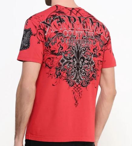 Xtreme Couture | Футболка мужская Libertarian Red X1530 от Affliction спина