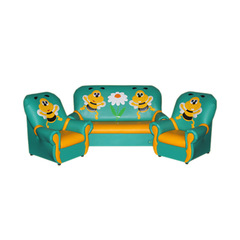 Комплект мягкой игровой мебели «Сказка люкс» Пчелки