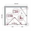 BelBagno ALBANO-AS-1-80-C-Cr Душевой уголок