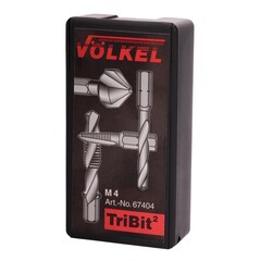 Метчик М 4,0х0,7 (Для шуруповерта, TriBit) HSS-G 6h Volkel 67404