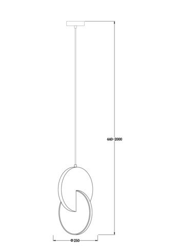 Подвесной светильник Freya Nova FR6002PL-L15BS