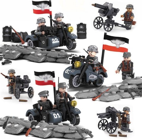 Минифигурки Военных Немецкая Армия Моторизованный Полк серия 078