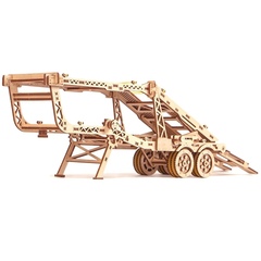 Прицеп-автовоз для тягач Big Rig (Wood Trick) - Деревянный Конструктор, сборная механическая модель, 3D пазл