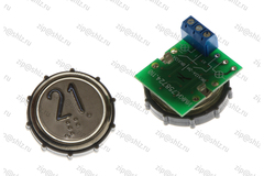 Кнопка (кнопочный модуль) ВКЛ13А-7-4П "21 этаж", круглая, с кодом Брайля