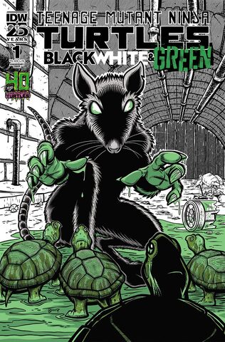 Teenage Mutant Ninja Turtles Black White & Green #1 (Cover D)
