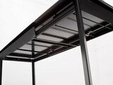фото 4 Стол CREMONA 140 HIGH GLOSS STATUARIO Белый мрамор глянцевый, керамика/ черный каркас, DISAUR на profcook.ru