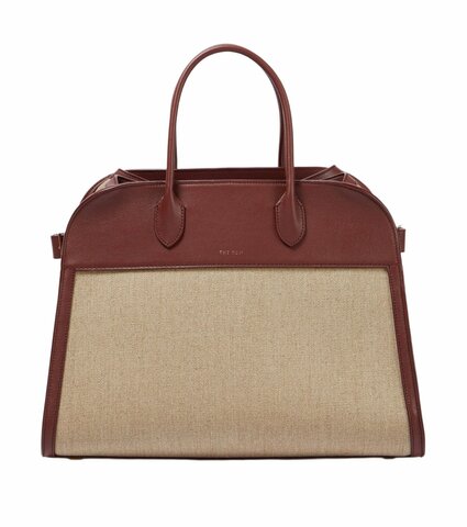 Сумка-тоут The Row Soft Margaux 15 бордовый