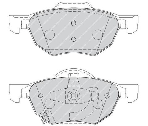 1925200 колодки СПОРТ (FDB1704)