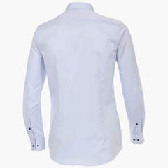 Рубашка Venti Body Fit 103522800-102 из твила голубая