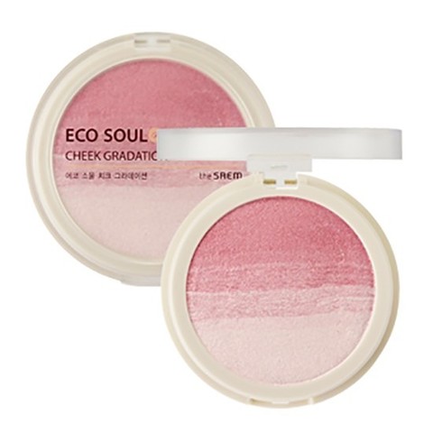 СМ ECO SOUL Румяна компактные 01 Eco Soul Cheek Gradation  01 Flower Shower 9,5гр