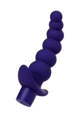 Фиолетовый силиконовый анальный вибратор Dandy - 13,5 см. - 