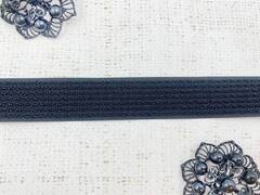 Велкро/липучка гибридная 2 в 1, ш. 2,5 см, чёрный