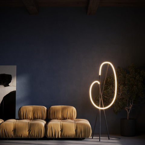 Торшер светодиодный Maytoni Crochet MOD369FL-L36B3K