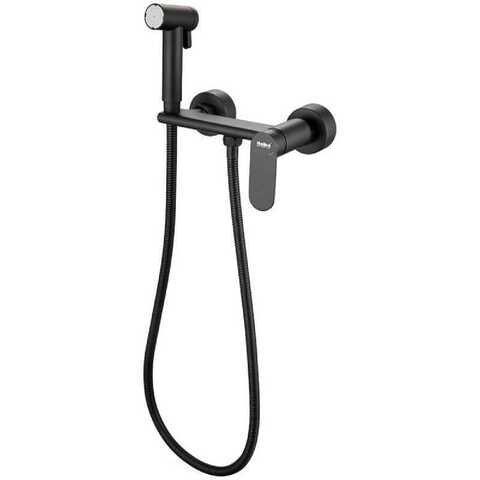 Смеситель с гигиеническим душем HAIBA HB5516-7 черный
