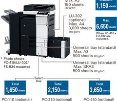 Цветное мфу Konica Minolta bizhub C308e (A7PY027/A7PY021)