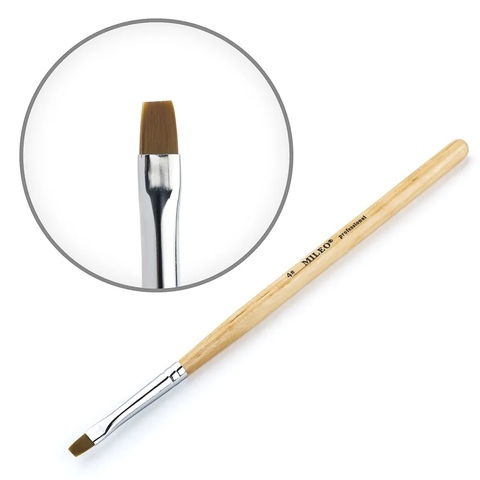 Кисть Mileo прямая № 4