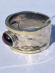 Гранат 1621 (кольцо из серебра/золота)